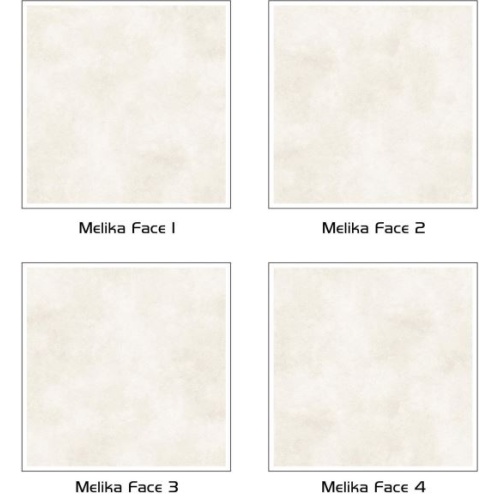 ملیکا Melika - سرامیک ملیکا کرم مات مدل کارشده 60x60 - کاشی سرام نگار Ceram Negar