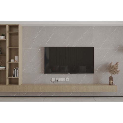 مندوزا Mendoza - سرامیک مندوزا طوسی روشن سمی پولیش مدل کارشده 80x160 - سرامیک ریوان Rivan