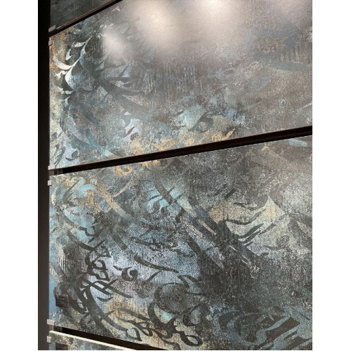 6517 Decor Vincent A2 - دکور سرامیک وینسنت A2 مات 60x120 - کاشی میلان