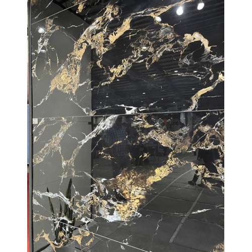 2374 astora black 4mach A - سرامیک آستورا مشکی فورمچ پولیش 60x120 - کاشی میلان