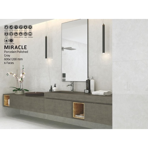 میراکل Miracle - سرامیک میراکل طوسی مدل کار شده - سینا کاشی SINA TILE
