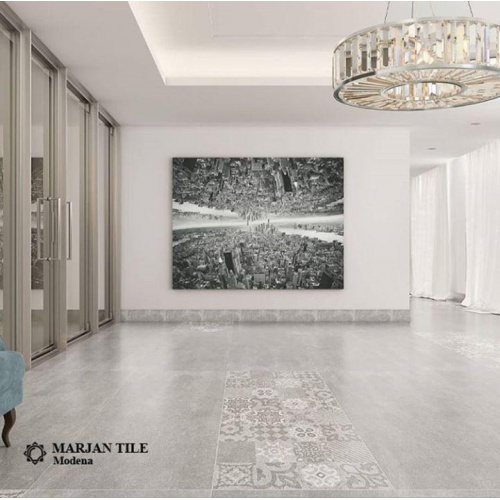 مودنا Modena - سرامیک 6060 مودنا مدل کار شده - کاشی مرجان Marjan Tile