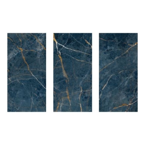 موراندی Morandi - سرامیک اسلب موراندی آبی پولیش مدل کارشده 120x240- اسلب کلکسیون Slab Collection