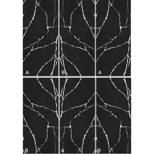 نرو Nero - سرامیک اسلب بوک مچ نرو مشکی 3D Fit Matt 120x280 - اسلب هرمس تبریز