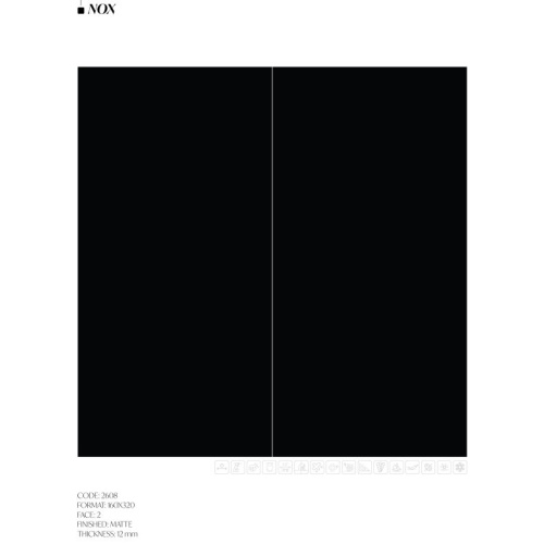 نوکس Nox - سرامیک اسلب نوکس 2608 مات مدل کارشده 160x320- سرامیک اسلب مهسرام