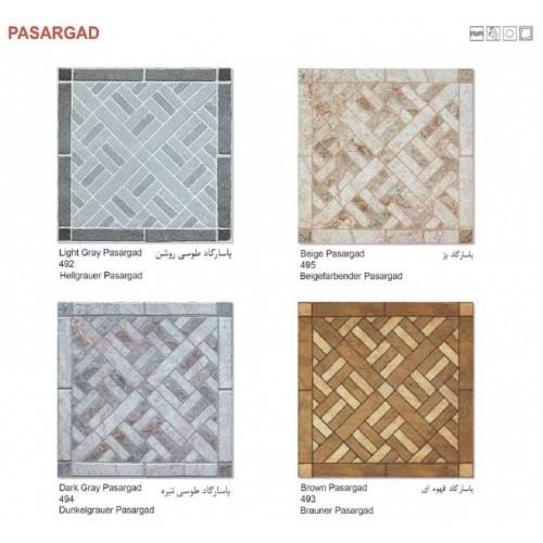 پاسارگاد Pasargad - سرامیک پاسارگاد رستیک بژ - کاشی آسیا ASIA TILE