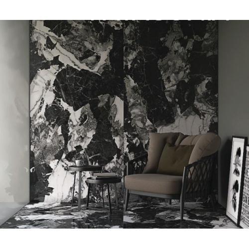 پاتاگونیا Patagonia - سرامیک اسلب پاتاگونیا مشکی پولیش 120x240- اسلب کلکسیون Slab Collection