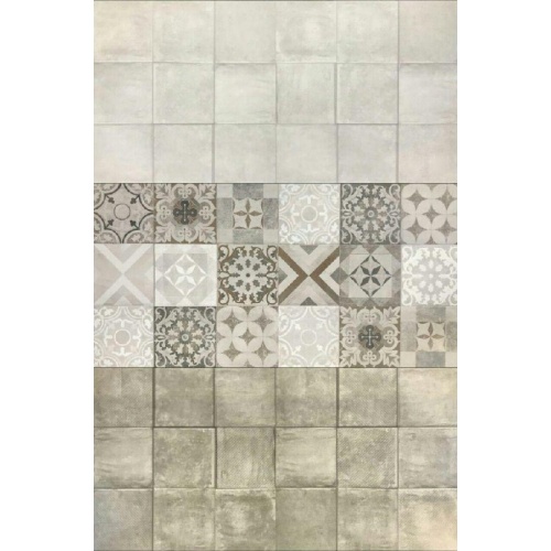 پازل Pazel - کاشی پازل طوسی گل - کاشی زرین خراسان  ZARRIN tile