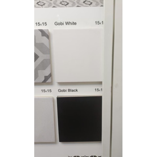 گبی Gobi - سرامیک گبی مشکی مات 15x15 - کاشی آرژنا