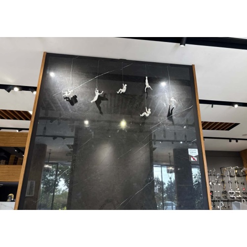 موراکو Moraco - سرامیک اسلب موراکو مشکی پولیش مدل کارشده 120x270- اسلب کلکسیون Slab Collection