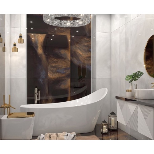 پیکاسو Picasso - سرامیک پیکاسو تیره پولیش مدل کارشده 60x120 - کاشی و سرامیک آبادیس