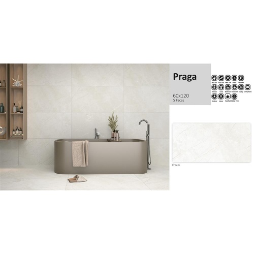 لومینا Lomina - سرامیک لومینا کرم روشن مات 60x120 - سینا کاشی SINA TILE