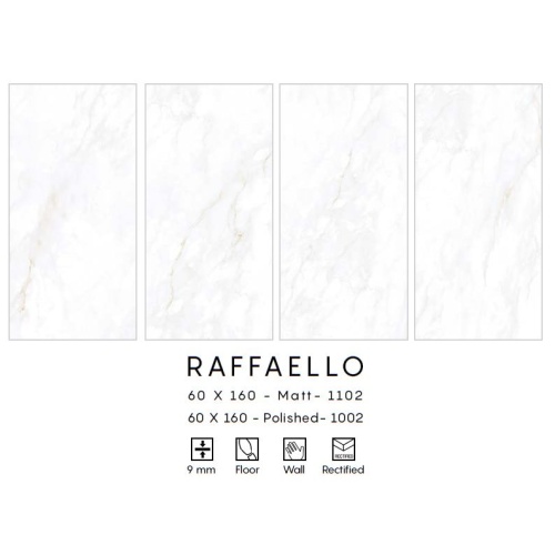 سرامیک رافائلو Raffaello P1002 پولیش مدل کار شده 80x160 - اسلب میکل آنجلو