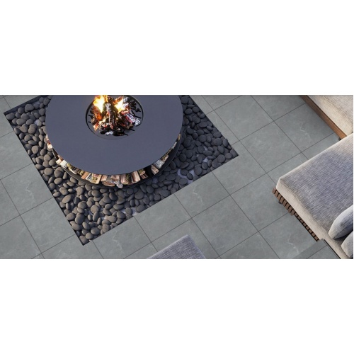  5810 Regina Dark Gray - سرامیک رجینا طوسی تیره مات مدل کارشده 40x40 - کاشی میلان