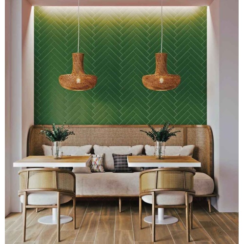 رترو اورگرین Retro Evergreen 1319 - سرامیک رترو سبز مات 7x29 - کاشی مرجان