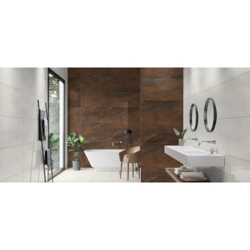  4226  Rock Road Light Cream - سرامیک راک رود کرم روشن پولیش 45x180 - کاشی میلان