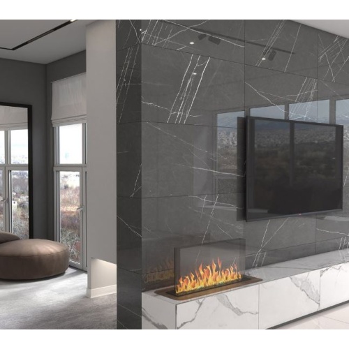 روزاریو Rosario - سرامیک روزاریو گرافیتی نانو پولیش مدل کارشده 60x120 - اسلب آبادیس