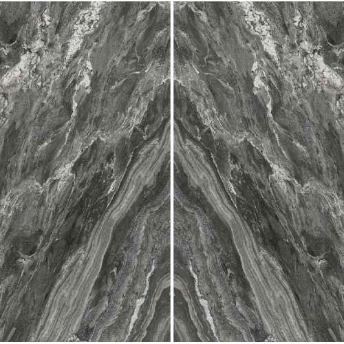 سرامیک اسلب بوک مچ ST063 بلک مدل کار شده 160x320 3D Fit Matt - مگاکر Megaker
