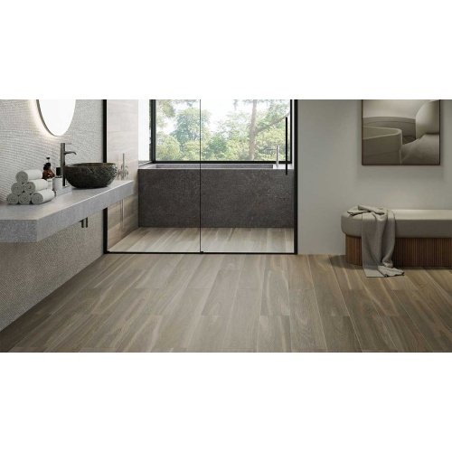 استریا استون Stria Stone - سرامیک استریا استون طوسی مدل کار شده - کاشی مرجان