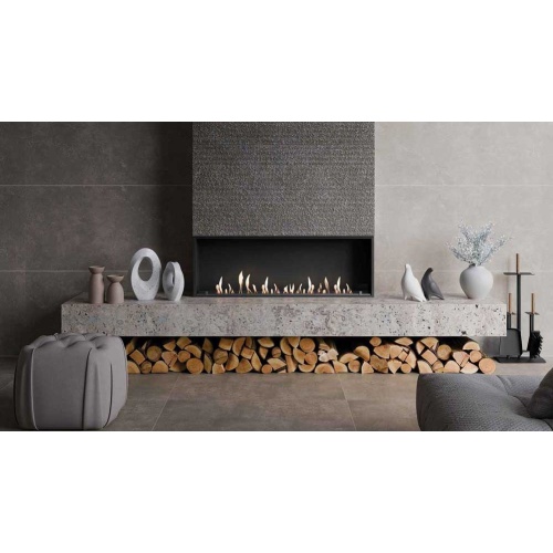 استریا استون Stria Stone - سرامیک استریا استون طوسی مدل کار شده - کاشی مرجان