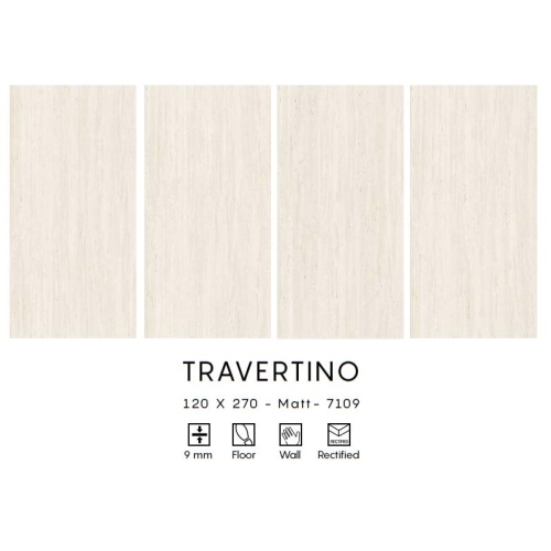 Travertino M7109 - سرامیک تراورتینو 120x270 - اسلب میکل آنجلو