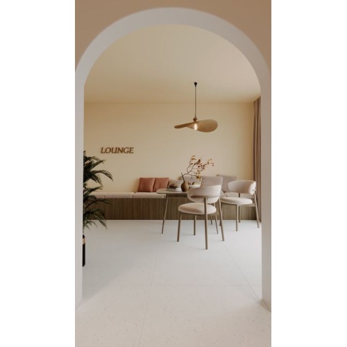 ترازو Terrazzo Snow- سرامیک ترازو اسنو IM2560W-M مات مدل کارشده 100x100 - ایمپریو IMPERIO