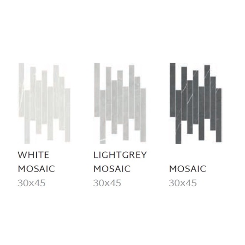 Tivoli Light Gray - موزاییک تیولی لایت گری 30x45 - اسپینکر Spainker