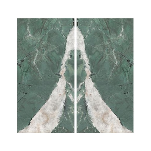 ویردیان Virdian - سرامیک اسلب بوک مچ ویردیان سبز پولیش 120x240- کاشی هرمس سرام نوین