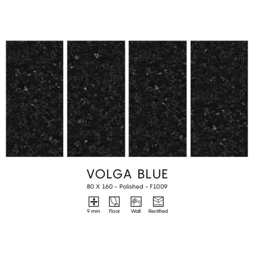 Volga Blue PF1009 - سرامیک ولگا بلو پولیش 80x160 - اسلب میکل آنجلو