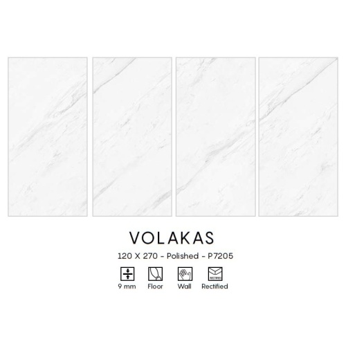 Volakas P7205 - سرامیک ولاکاس پولیش 120x270 - اسلب میکل آنجلو