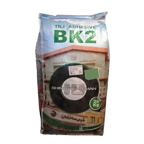 چسب کاشی پودری BK2 سفید 20 کیلویی - شیمی ساختمان