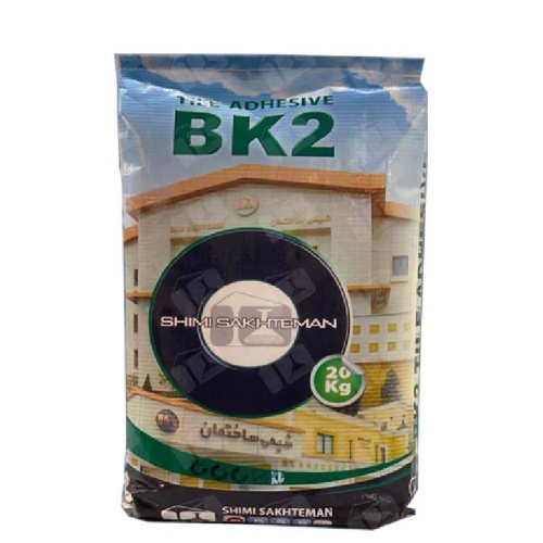 چسب کاشی پودری BK2 سفید 20 کیلویی - شیمی ساختمان