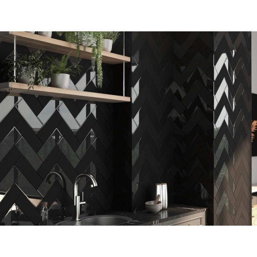 ملودی Melody - سرامیک ملودی مشکی مات 10x30 - سرامیک جگوار Jaguar