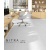 نیترا Nitra - سرامیک نیترا طوسی مات مدل کارشده 100x100 - کاشی سرام نگار Ceram Negar
